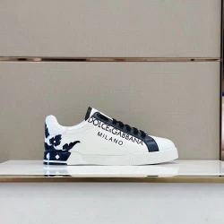 D&G Sneaker / Beige / White