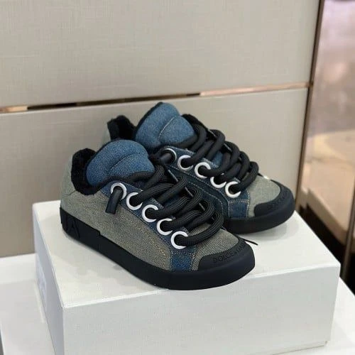D&G Sneaker / Navy / Beige - image