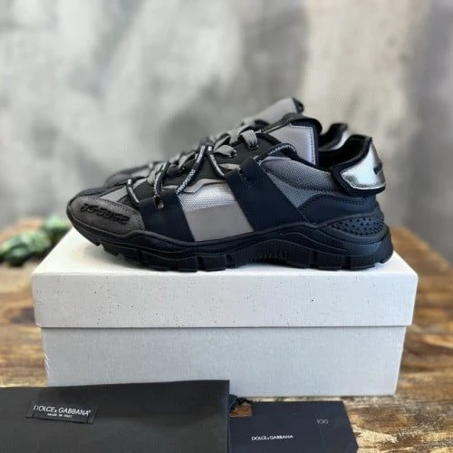 D&G Sneaker / White / Beige - image