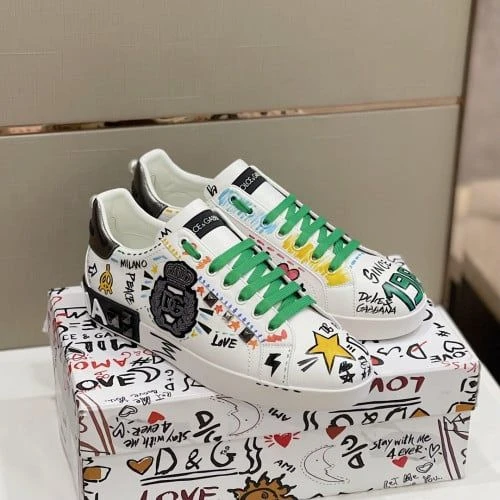 D&G Sneaker / Grey / White - image