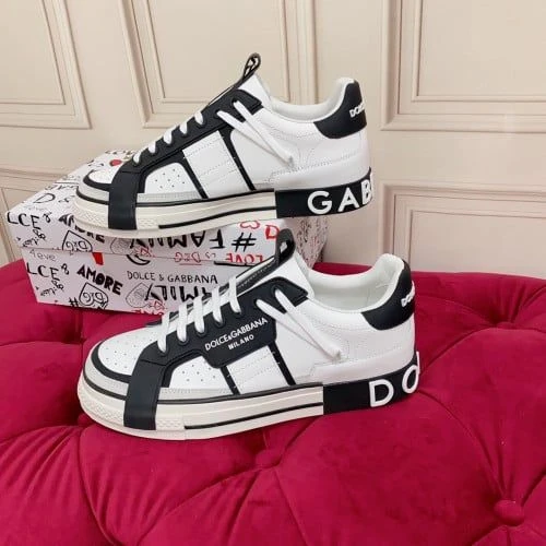 D&G Sneaker / White / Navy - image