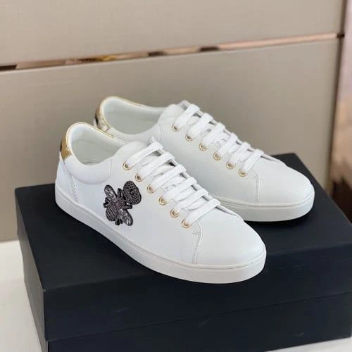 D&G Sneaker / White / Beige - image