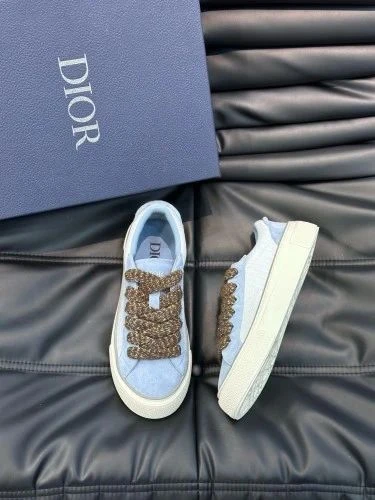 Dior B23 Low Top Oblique Brown/White - image