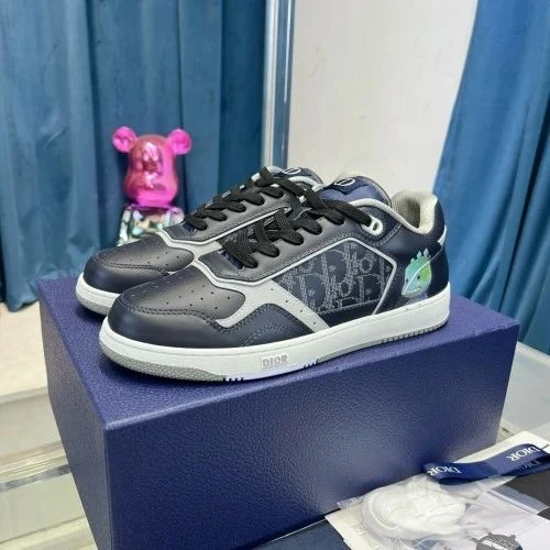 Dior B23 Low Top Oblique Black/Gray - image
