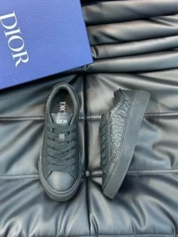 Dior B23 Low Top Oblique Dark Gray