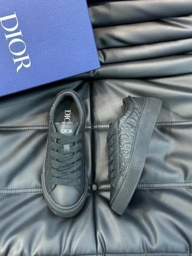 Dior B23 Low Top Oblique Dark Gray - image