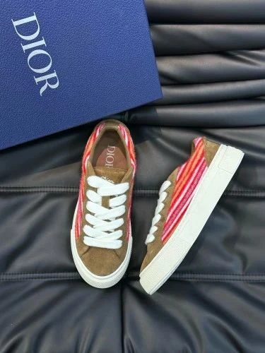 Dior B23 Low Top White/Red - image
