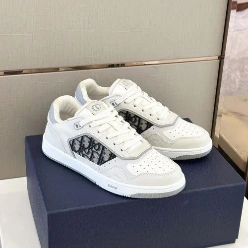 Dior B27 Low Top Oblique White/Beige - image