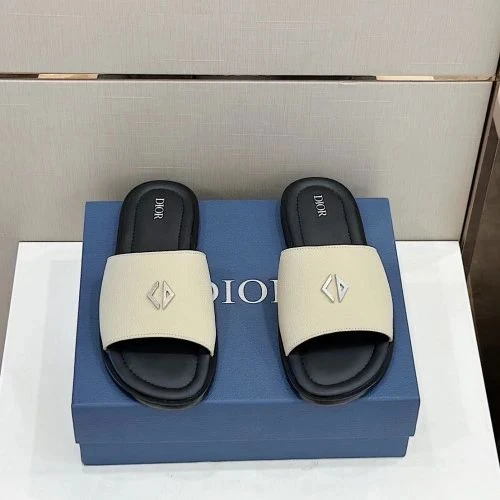 Dior Slide Beige/White - image