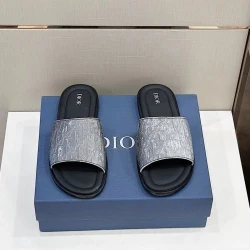 Dior Slide Oblique Dark Gray