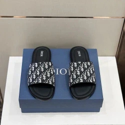 Dior Slide Oblique Black/Navy
