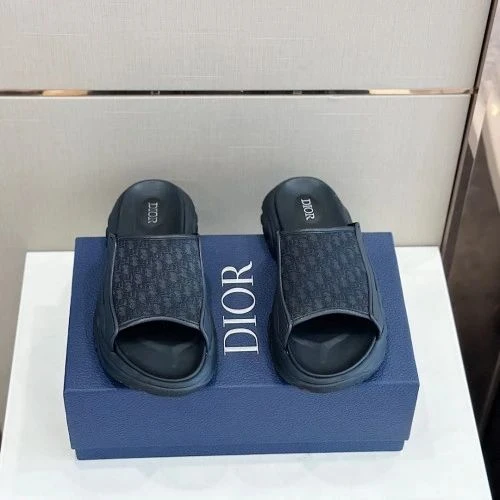 Dior Slide Oblique Navy - image