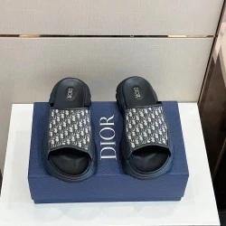 Dior Slide Oblique Black