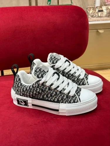 Dior B23 Low Top Oblique White/Gray - image