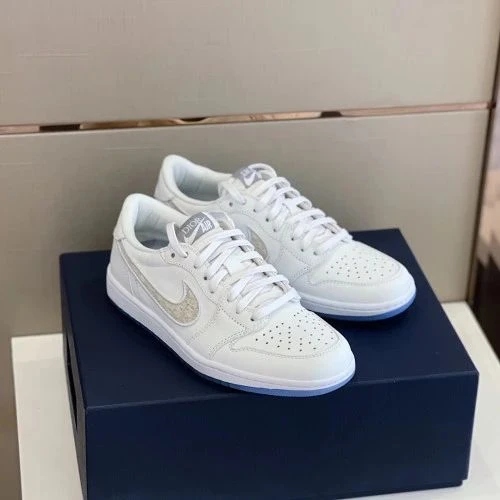 Dior B27 Low Top White/Gray - image