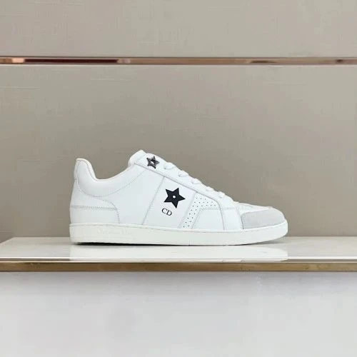 Dior B27 Low Top White/Black Star - image