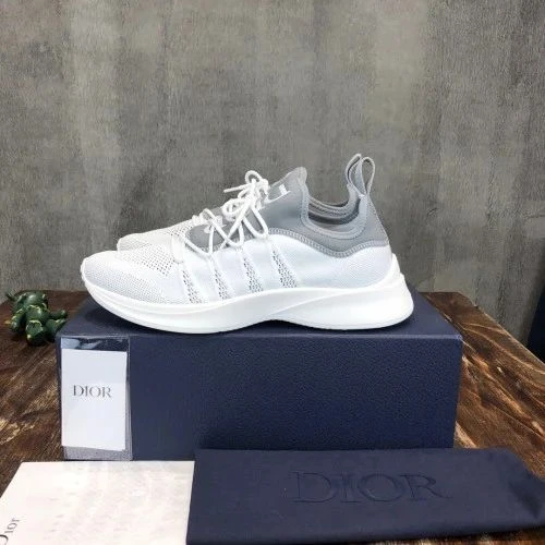 Dior B27 Low Top White/Gray - image