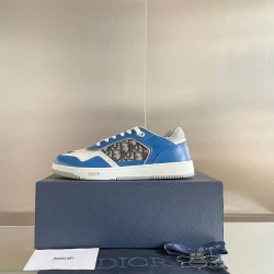 Dior B23 Mid Top Oblique Blue/White