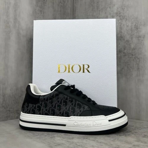 Dior B23 Low Top Oblique Black/White - image