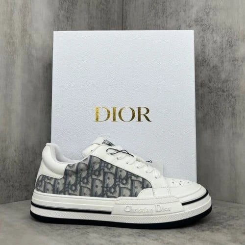 Dior B23 Low Top Oblique White/Beige - image