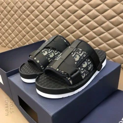 Dior Slide Oblique Black