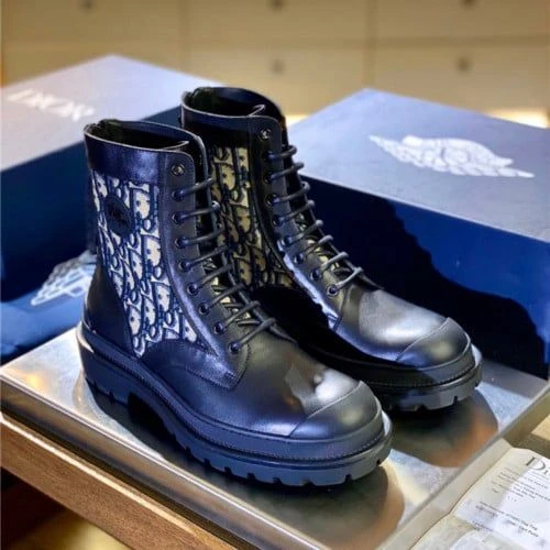 Dior Explorer Boot Oblique Navy - image