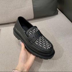 Dior Granville Loafer Oblique Black