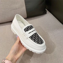 Dior Granville Loafer Oblique White