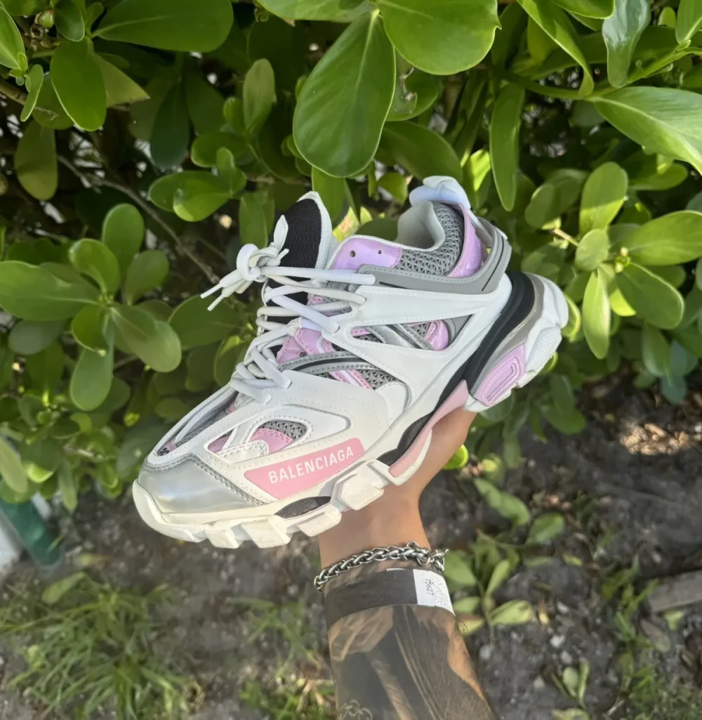 Balenciaga Track Sneaker "White/Pink" - image