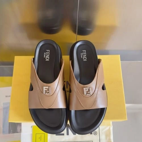 Fendi Women's Slipper "FF Motif Gold" - image