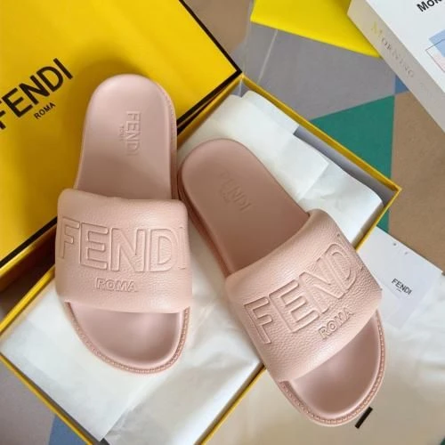 Fendi Women's Slipper "FF Motif Beige" - image
