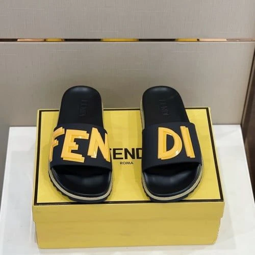 Fendi Men's Slipper "Logo White" - image