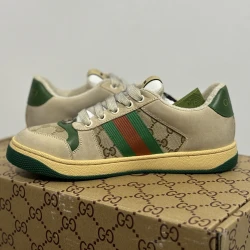 GG Screener Sneaker - Beige Green