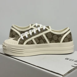 GG Tennis 1977 Platform - Beige GG