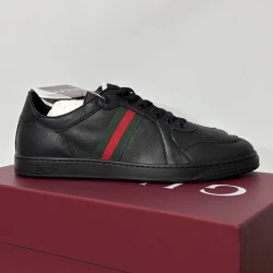 GG Ace Sneaker - Black GG