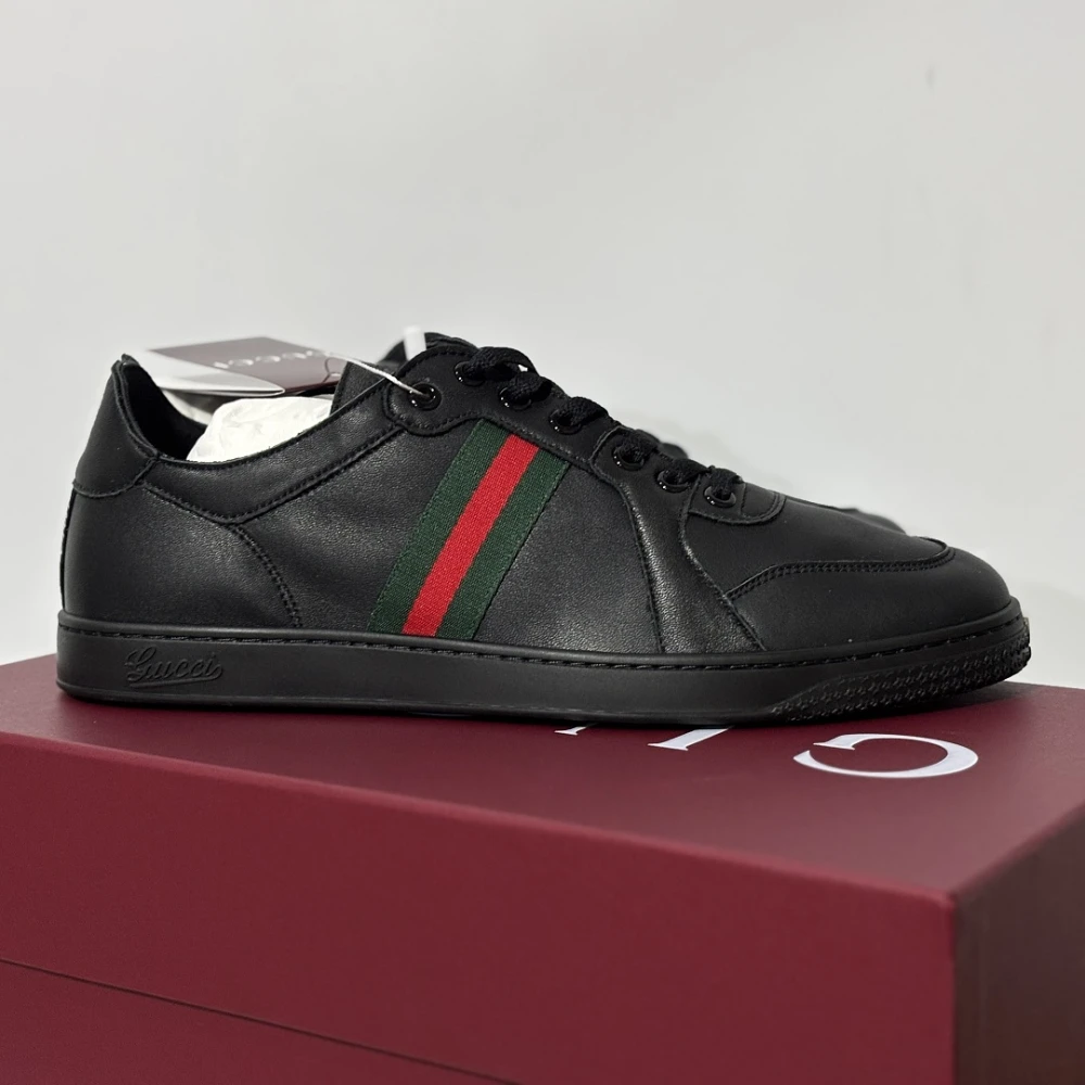 GG Ace Sneaker - Black GG - image