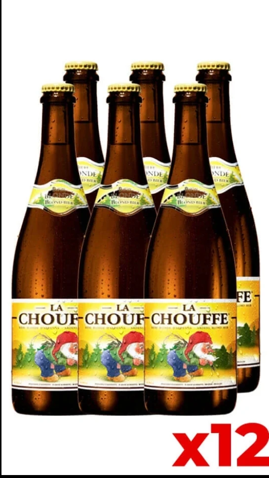 12pcs La Chouffe blonde 750ml 8% - image