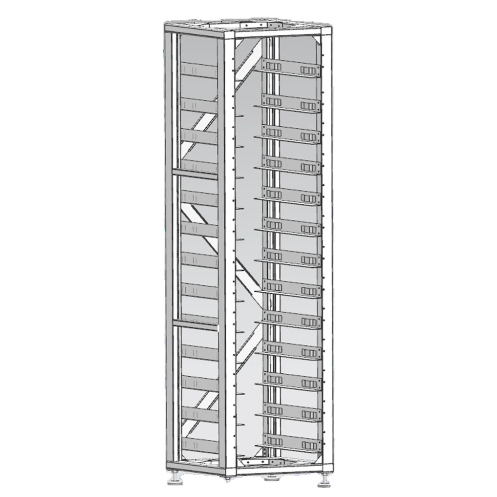 DEYE кутия rack за 12 батерии и BMS - image