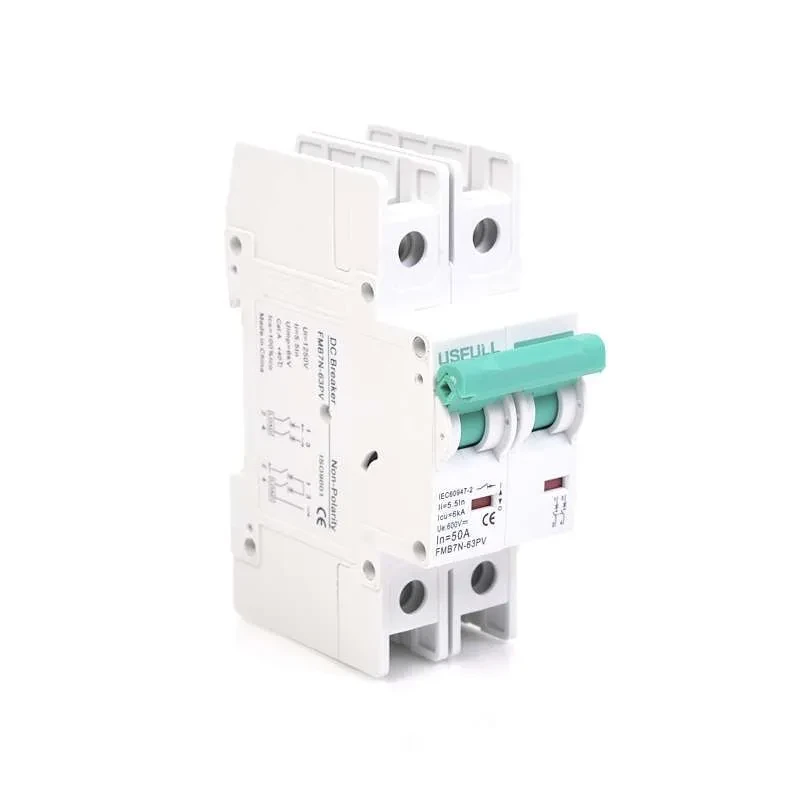 DC Автоматичен предпазител 600v 32A USFULL двуполюсен 2P DC MCB - image