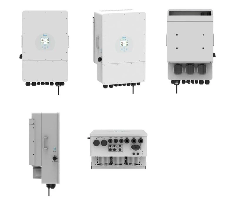 Deye Високоволтов Трифазен Хибриден Инвертор On-Grid/Off-Grid 50kW с WiFi антена - image
