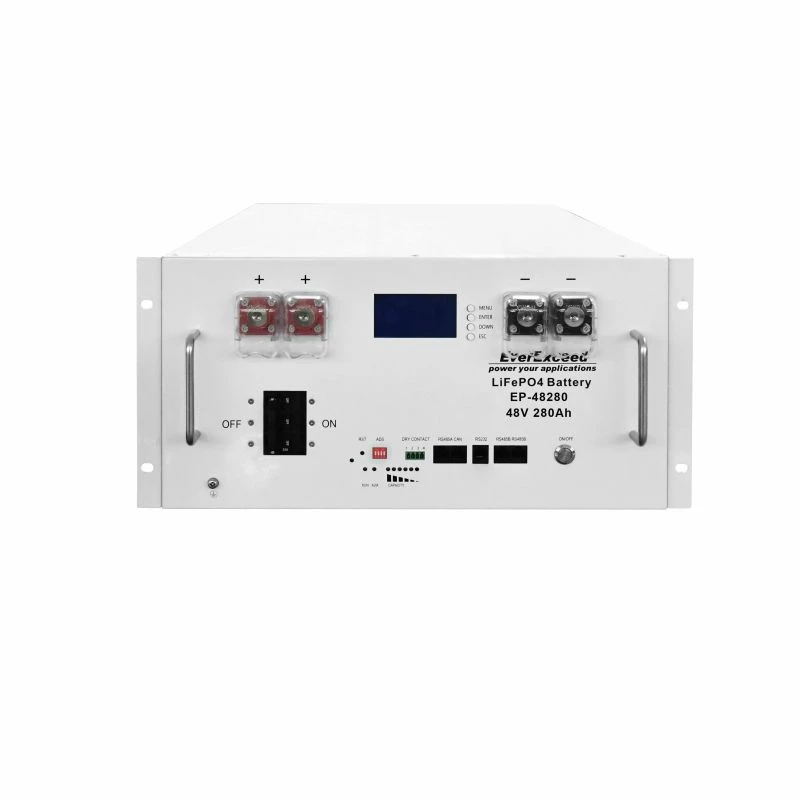 16.08 kWh LiFePO4 СОЛАРНА БАТЕРИЯ EverExceed LCD Touch 51.2V 314Ah 6000 Цикъла Пожарозащита - image