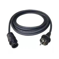 Кабел за микро инвертор AC 5M H07RN-F 3G по 1.5MM2 с BC01 MALE конектор AND SCHUKO PLUG SKU 9432 OPTONICA