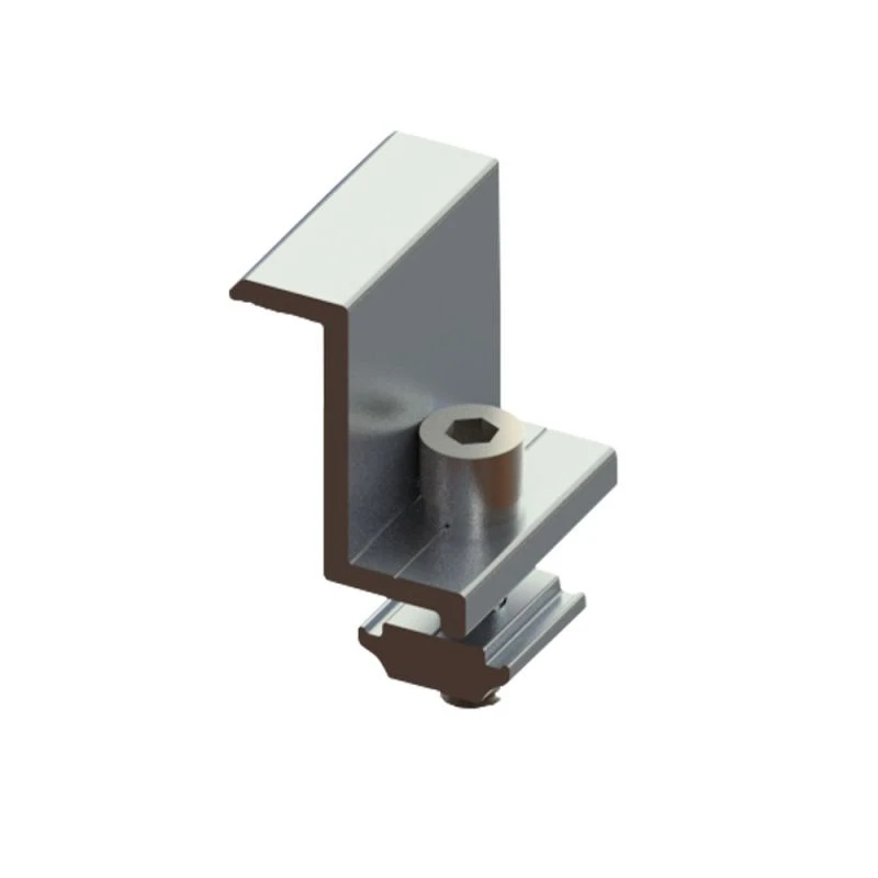 Крайна скоба за монтаж на соларни панели M8 по 25mm INNER BOLT+T-FIXTURE FOR SOLAR 35mm SKU 9603 OPTONICA - image