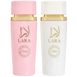 Комплект два броя дамски арабски парфюми Lara White + Pink