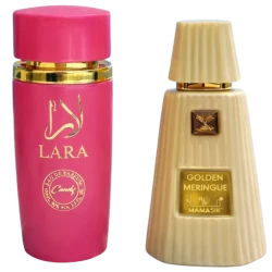 Комплект дамски парфюми Lara Candy + Golden Meringue 100ml.