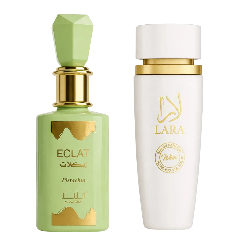 Еclat Pistachio 100мл. & Дамски парфюм Lara White 100мл. - image