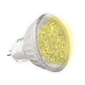 LED лампа LED20 ∙ MR16 ∙ 1.5W ∙ 12V ∙ G5.3 ∙ жълта - image
