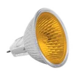 Халогенна лампа MR16C ∙ 20W ∙ 12V ∙ G5.3 ∙ жълта 