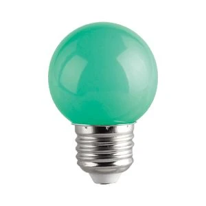 LED лампа COLORS LED ∙ G45 ∙ 1W ∙ E27 ∙ зелено - image