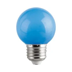 LED лампа COLORS LED ∙ G45 ∙ 1W ∙ E27 ∙ синьо